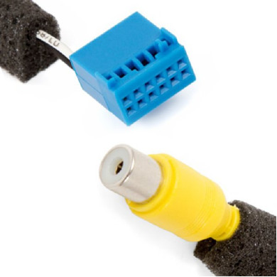 12-pin Škoda, VW, Seat adapter for anslutning av backkamera till monitor