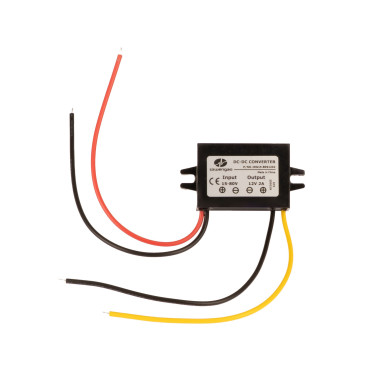 Spänningsomvandlare från 15-80V till 12V för backkameror