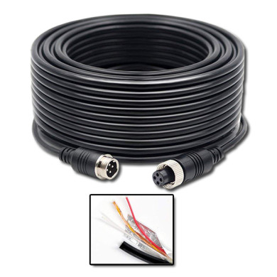 4-pin-kabel sparfäste hane / hona – olika längder