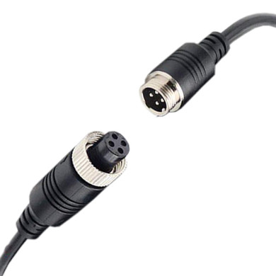 4-pin-kabel sparfäste hane / hona – olika längder
