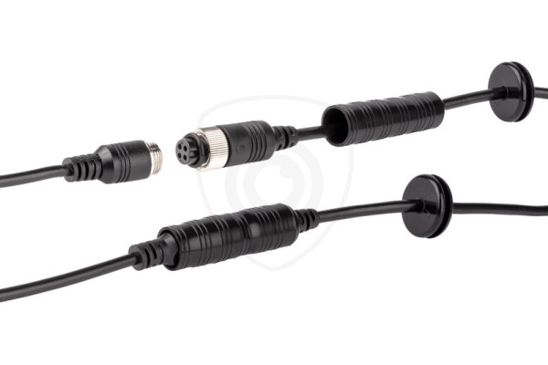 4-pin-kabel sparfäste hane / hona – olika längder