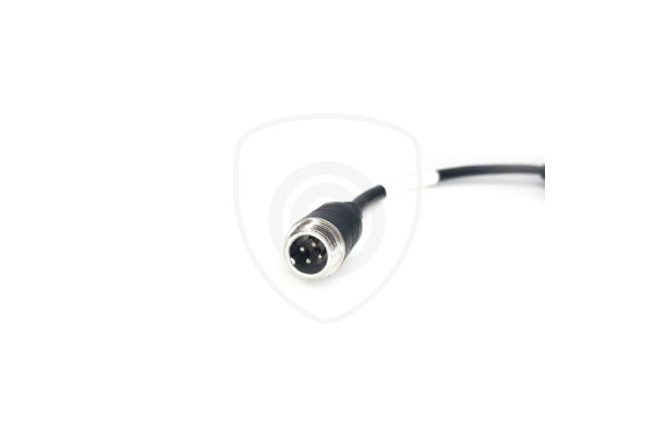 Y-adapter 4-pin hane / 2x RCA hane + DC-strömförsörjning hona