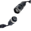 Adapterkontakt 6-pin hona / 4-pin hona