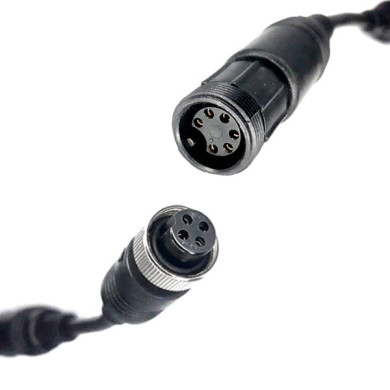 Adapterkontakt 6-pin hona / 4-pin hona