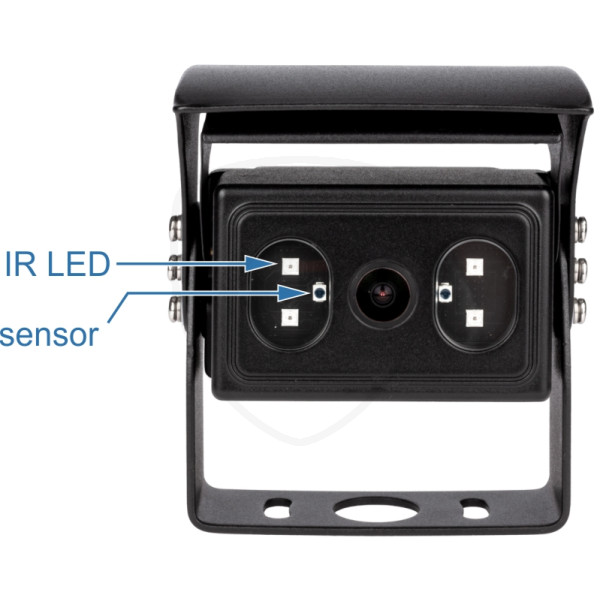 backkamera med 4 infrarod ir-led-dioder backkamera med 4 infrarod ir-led-dioder