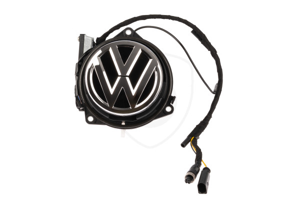 Backkamera i VW-logotypen – utfällbar kamera för Volkswagen