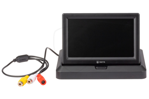 Fällbar 5″ bilmonitor för Backkameror