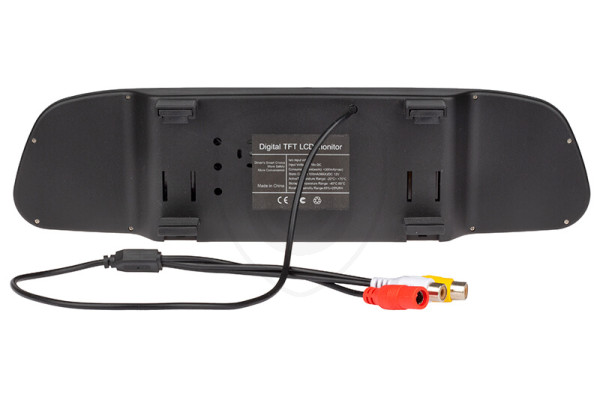 4,3″ bilmonitor i backspegeln