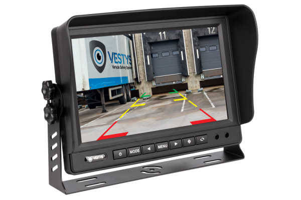 Monitor för nyttofordon VESTYS AHD 9″ Quad