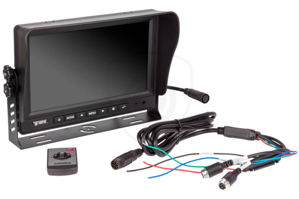 Monitor VESTYS AHD 9″ - 2-kanals för nyttofordon