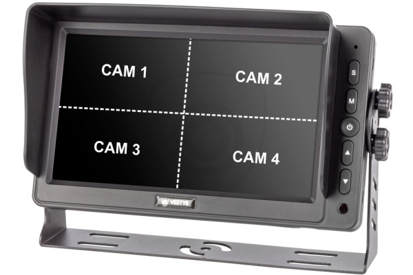 Monitor VESTYS AHD 7″ Quad för nyttofordon