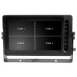 Vattentät AHD-monitor 10,1″ Quad