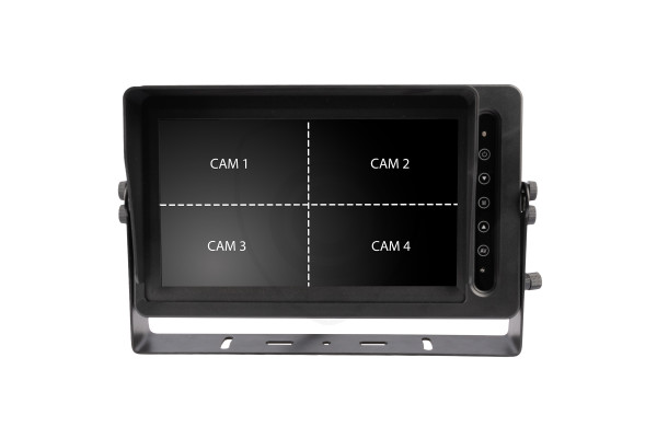 Vattentät AHD-monitor 10,1″ Quad