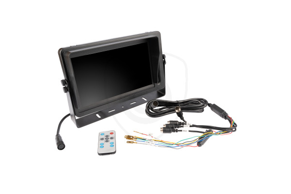 Vattentät AHD-monitor 10,1″ Quad