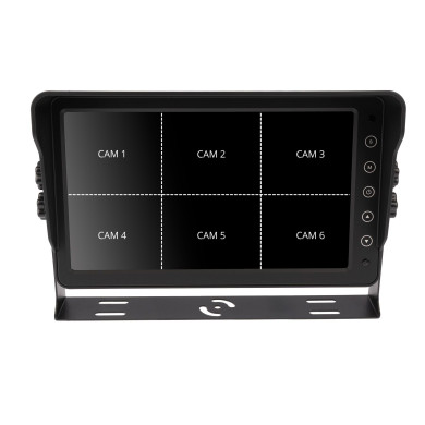 VESTYS AHD 10,1″ DVR-monitor för upp till 6 kameror