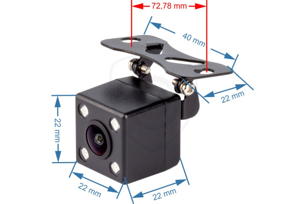 UNI-CUBE universell backkamera för alla fordonstyper UNI-CUBE universell backkamera för alla fordonstyper