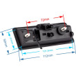 Backkamera i bagagehandtaget för Audi A3, A4, A5, A6, Q3, Q5, Q7 2007, 2008, 2009, 2010, 2011, 2012, 2013, 2014, 2015, 2016, 2017, 2018, 2019