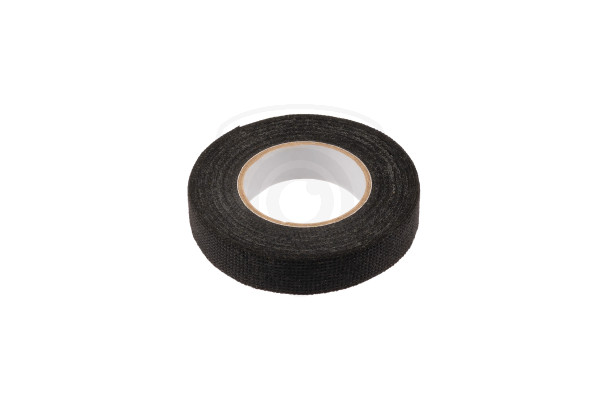 Svart textiltejp för elinstallation och kabeldragning – 15 mm × 10 m