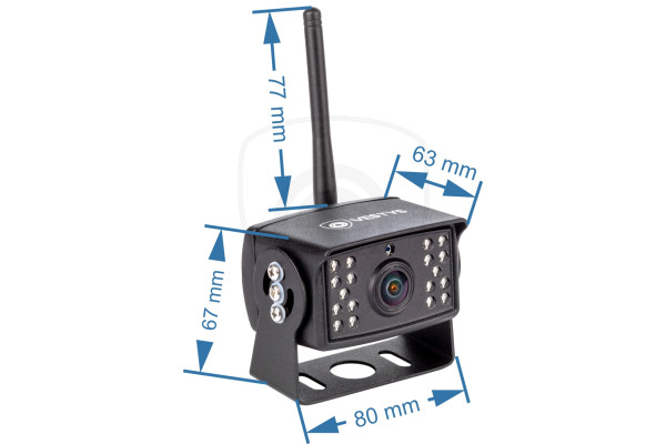 Wifi trådlösa AHD-set: kamera + monitor (5″/7″/9″) för lastbilar