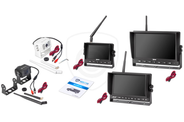 Wifi trådlösa AHD-set: kamera + monitor (5″/7″/9″) för lastbilar