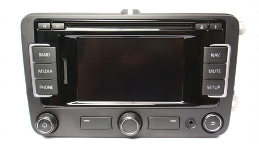 Monitor VW RNS315, Škoda Amundsen och Seat Media System 2.1 och 2.2